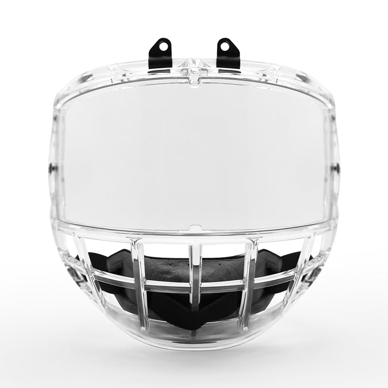 GY Hockey Full Shield Visor Junior Hockey Visor Ice Hockey Helmet Full Face Protection Visor (Clear)