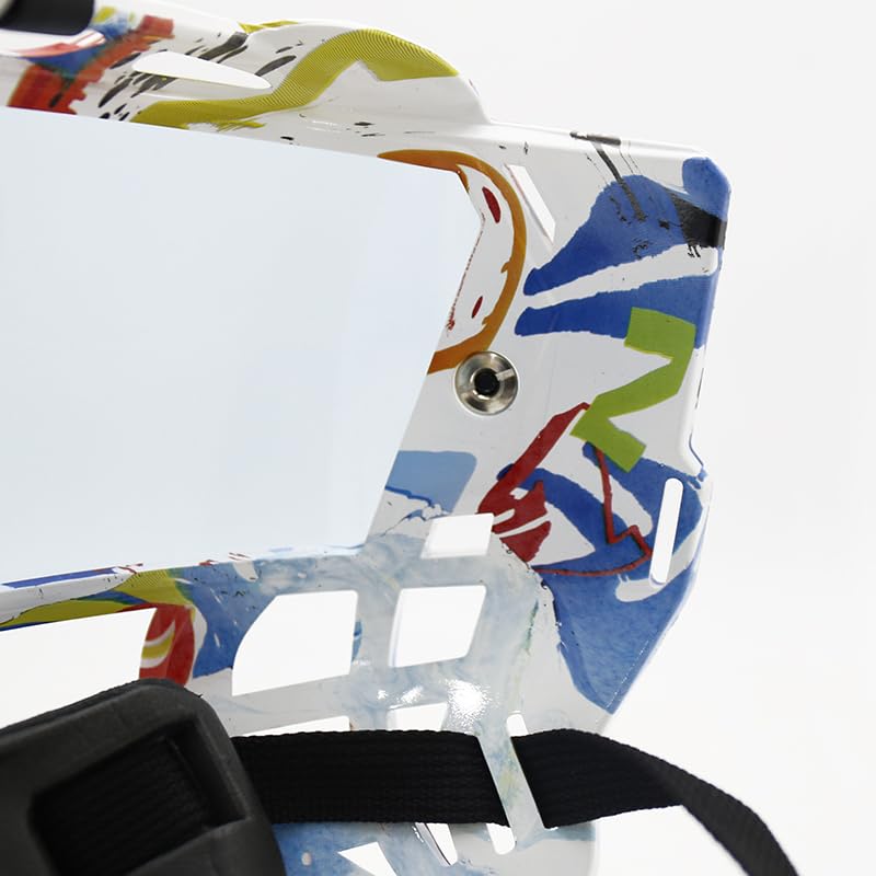 GY Hockey Full Shield Visor Junior Hockey Visor Ice Hockey Helmet Full Face Protection Visor (Clear)