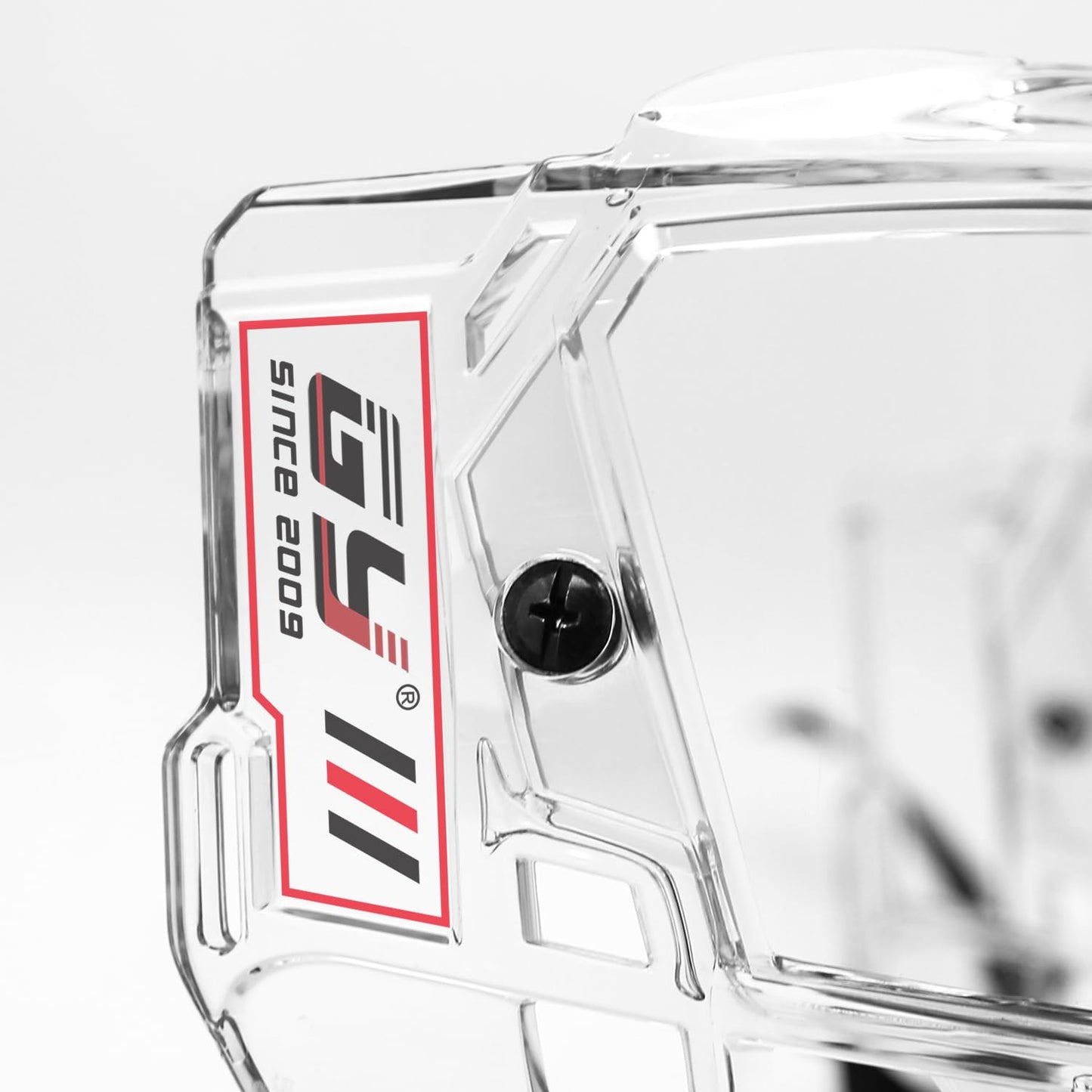 GY Hockey Full Shield Visor Junior Hockey Visor Ice Hockey Helmet Full Face Protection Visor (Clear)