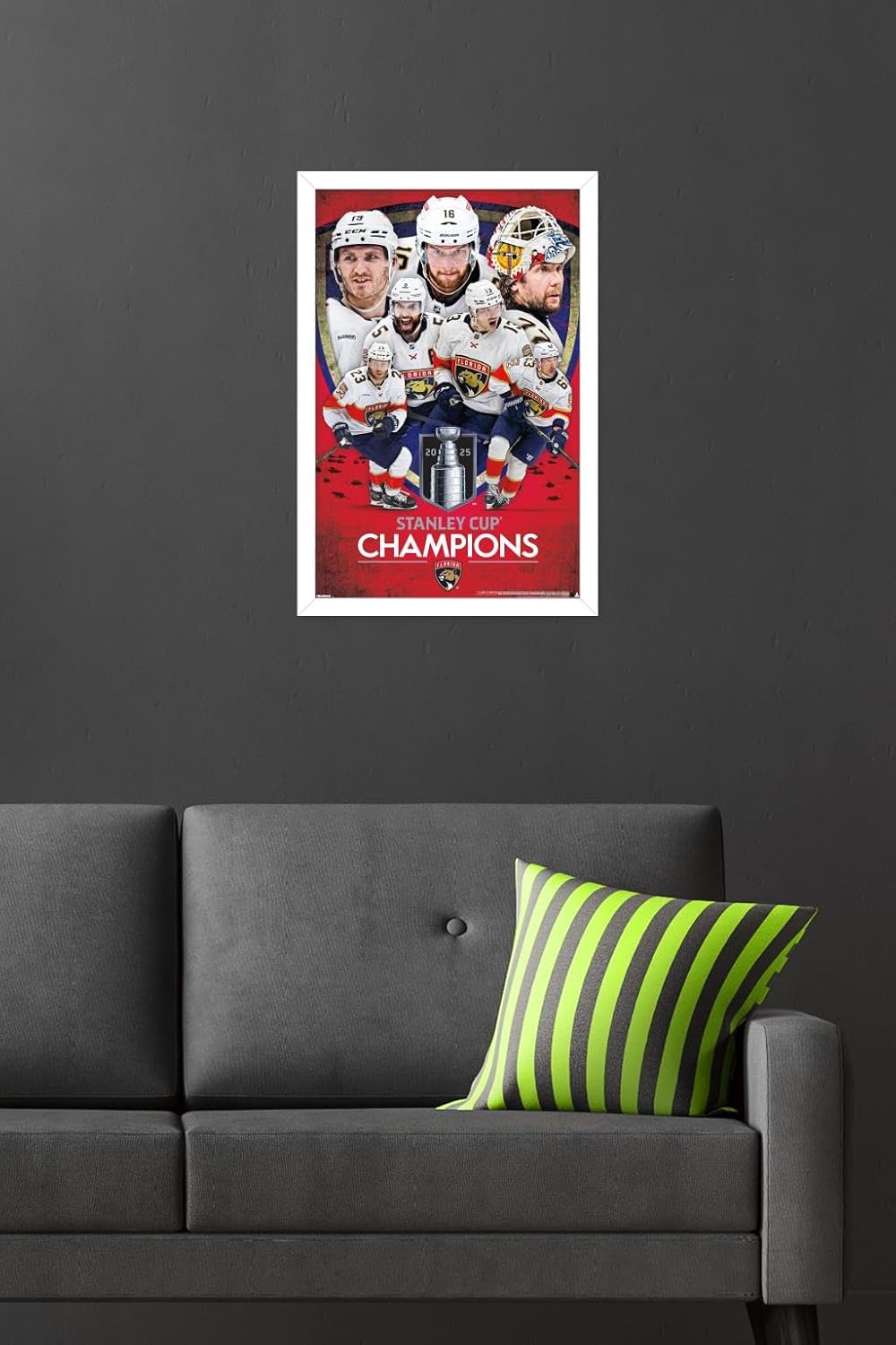 Trends International NHL Florida Panthers - 2025 Stanley Cup Champions Wall Poster, 34L x 22.4W, Premium Unframed Version