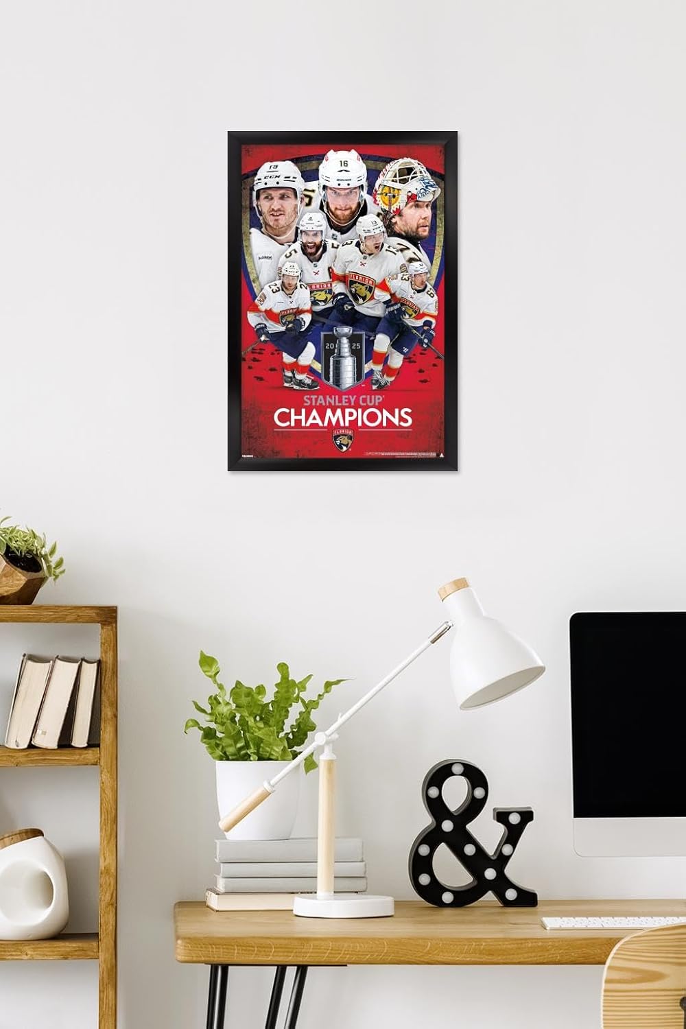 Trends International NHL Florida Panthers - 2025 Stanley Cup Champions Wall Poster, 34L x 22.4W, Premium Unframed Version