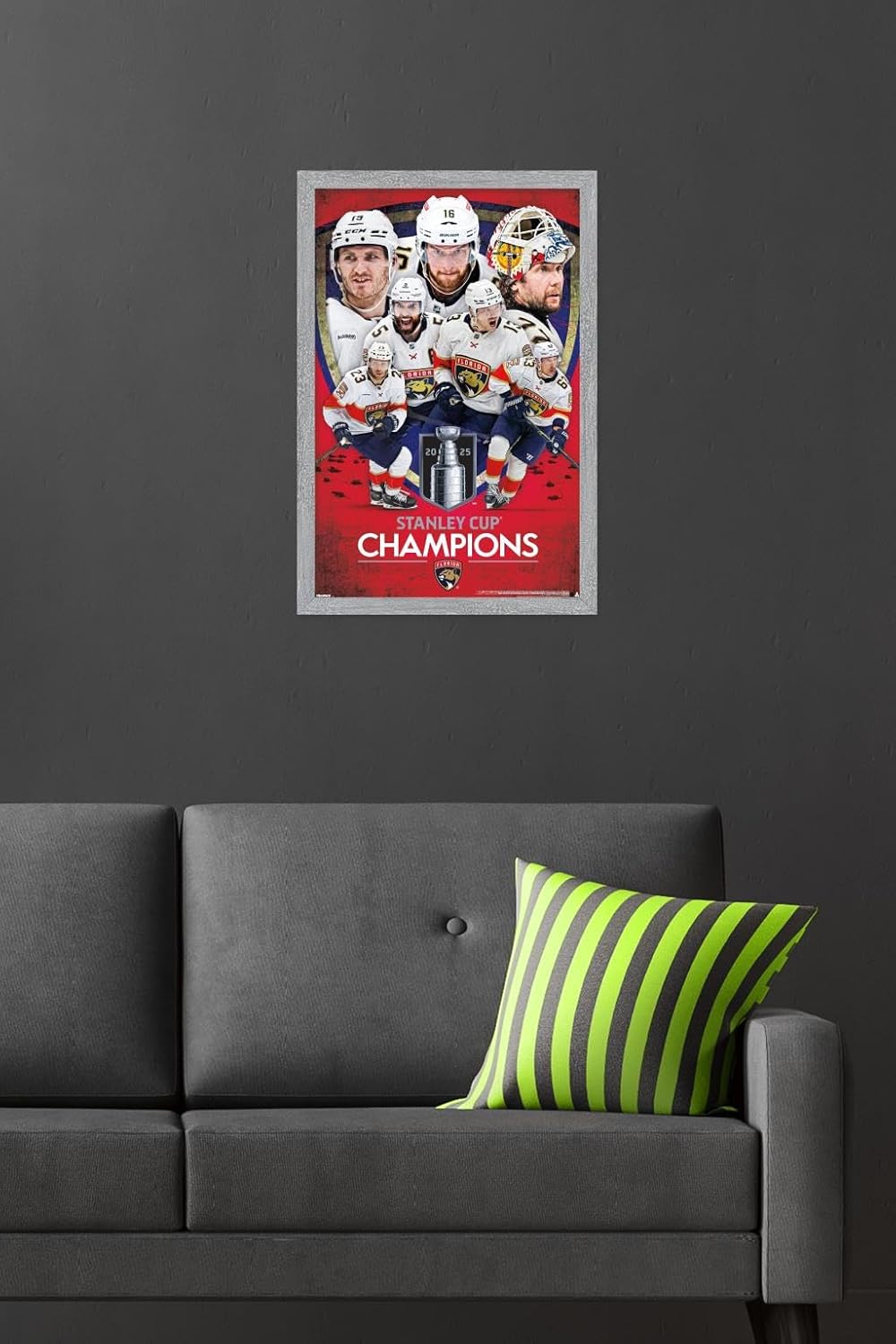 Trends International NHL Florida Panthers - 2025 Stanley Cup Champions Wall Poster, 34L x 22.4W, Premium Unframed Version