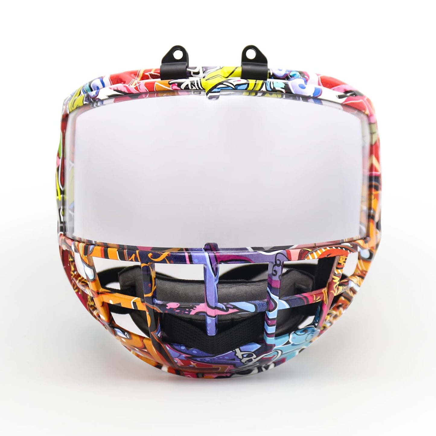 GY Hockey Full Shield Visor Junior Hockey Visor Ice Hockey Helmet Full Face Protection Visor (Clear)