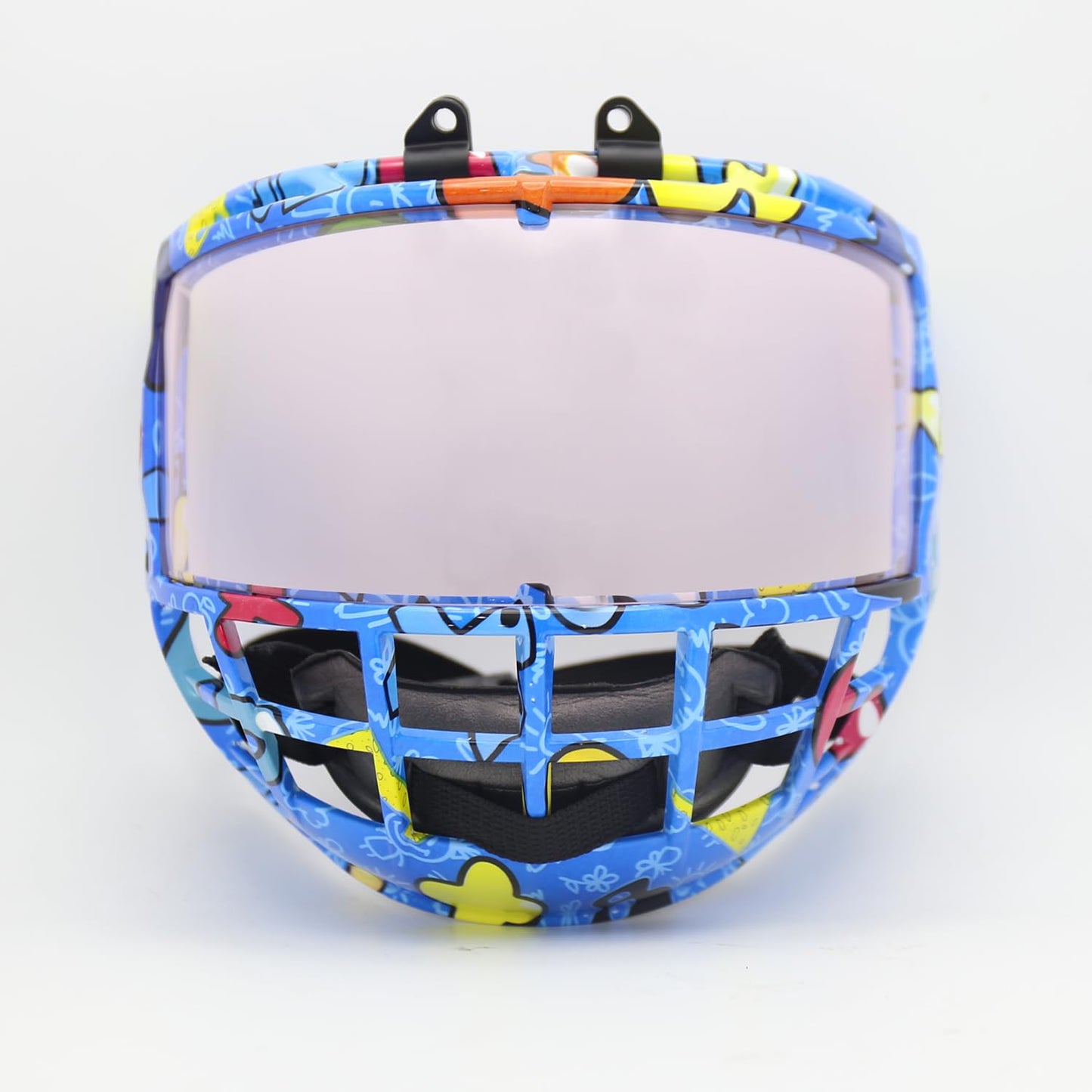 GY Hockey Full Shield Visor Junior Hockey Visor Ice Hockey Helmet Full Face Protection Visor (Clear)