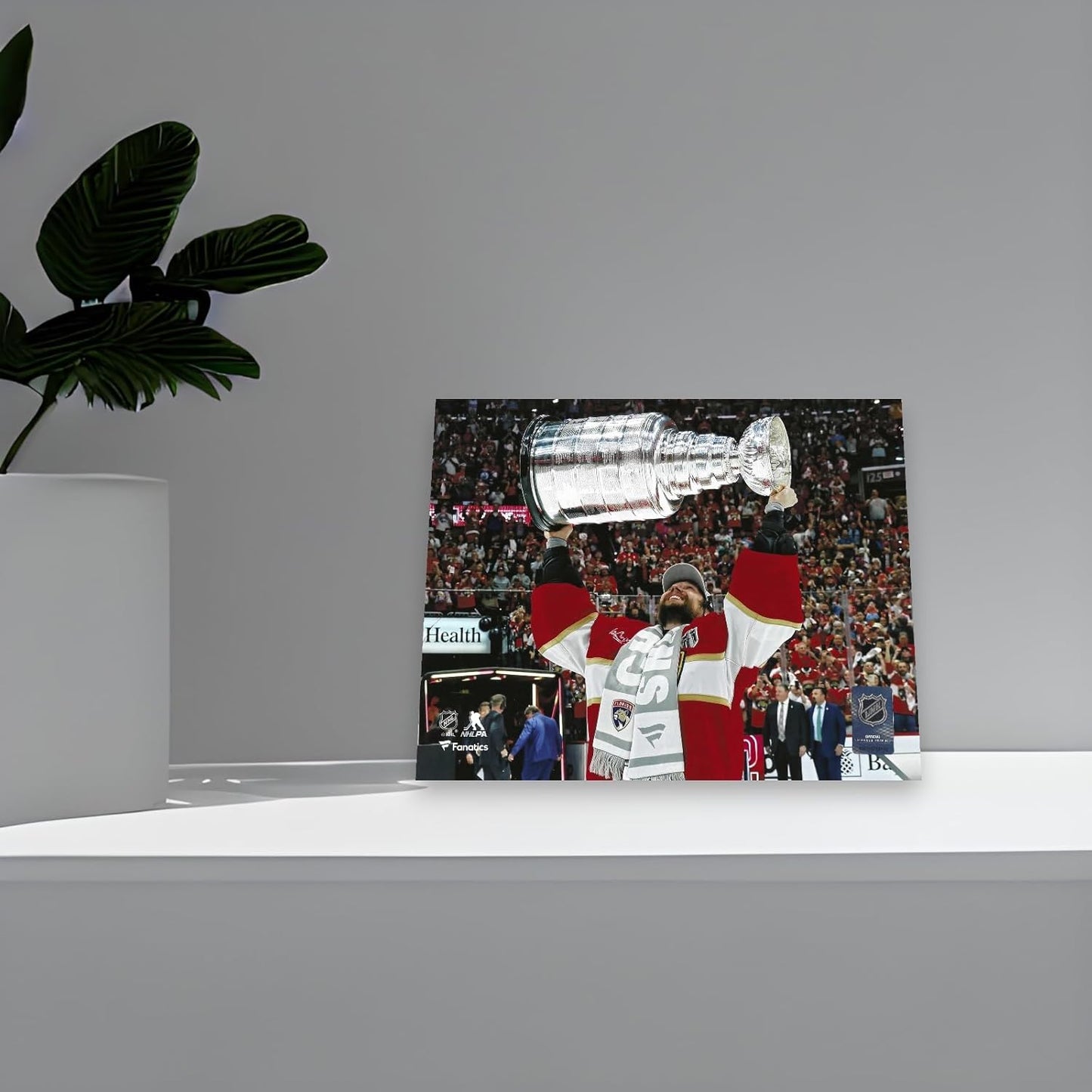 Florida Panthers Sergei Bobrovsky Holds The 2024 Stanley Cup 8x10 Photo Poster - Valentines Day, Birthday, Fathers Day, Or Christmas Gifts For Men, Dad, And Husband