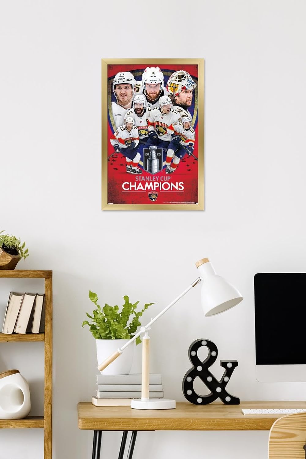 Trends International NHL Florida Panthers - 2025 Stanley Cup Champions Wall Poster, 34L x 22.4W, Premium Unframed Version