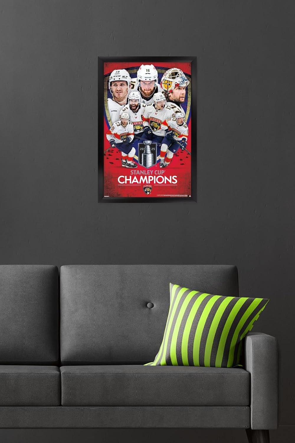 Trends International NHL Florida Panthers - 2025 Stanley Cup Champions Wall Poster, 34L x 22.4W, Premium Unframed Version