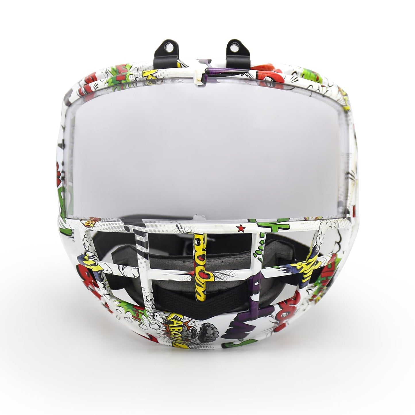 GY Hockey Full Shield Visor Junior Hockey Visor Ice Hockey Helmet Full Face Protection Visor (Clear)