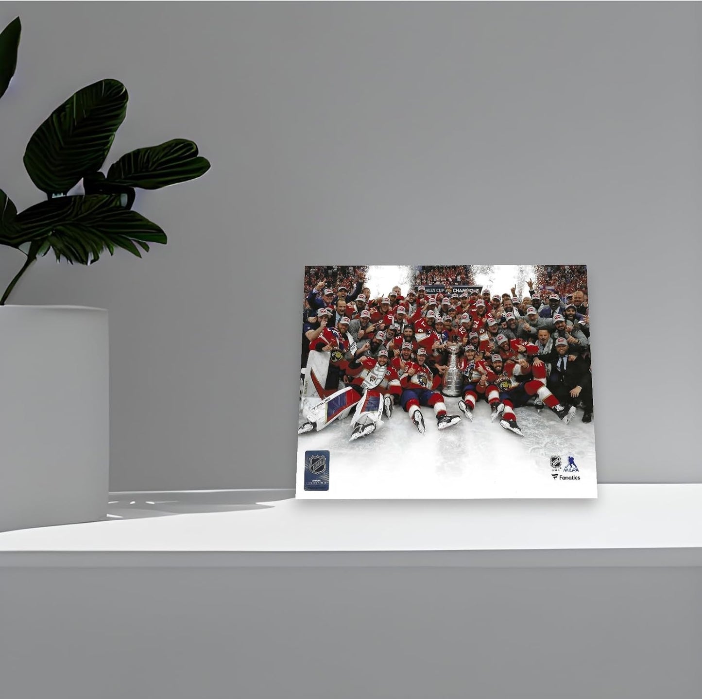 Florida Panthers Celebrate The 2024 Stanley Cup Victory 8x10 Photo Poster Poster - Valentines Day, Birthday, Fathers Day, Or Christmas Gifts For Men, Dad, And Husband
