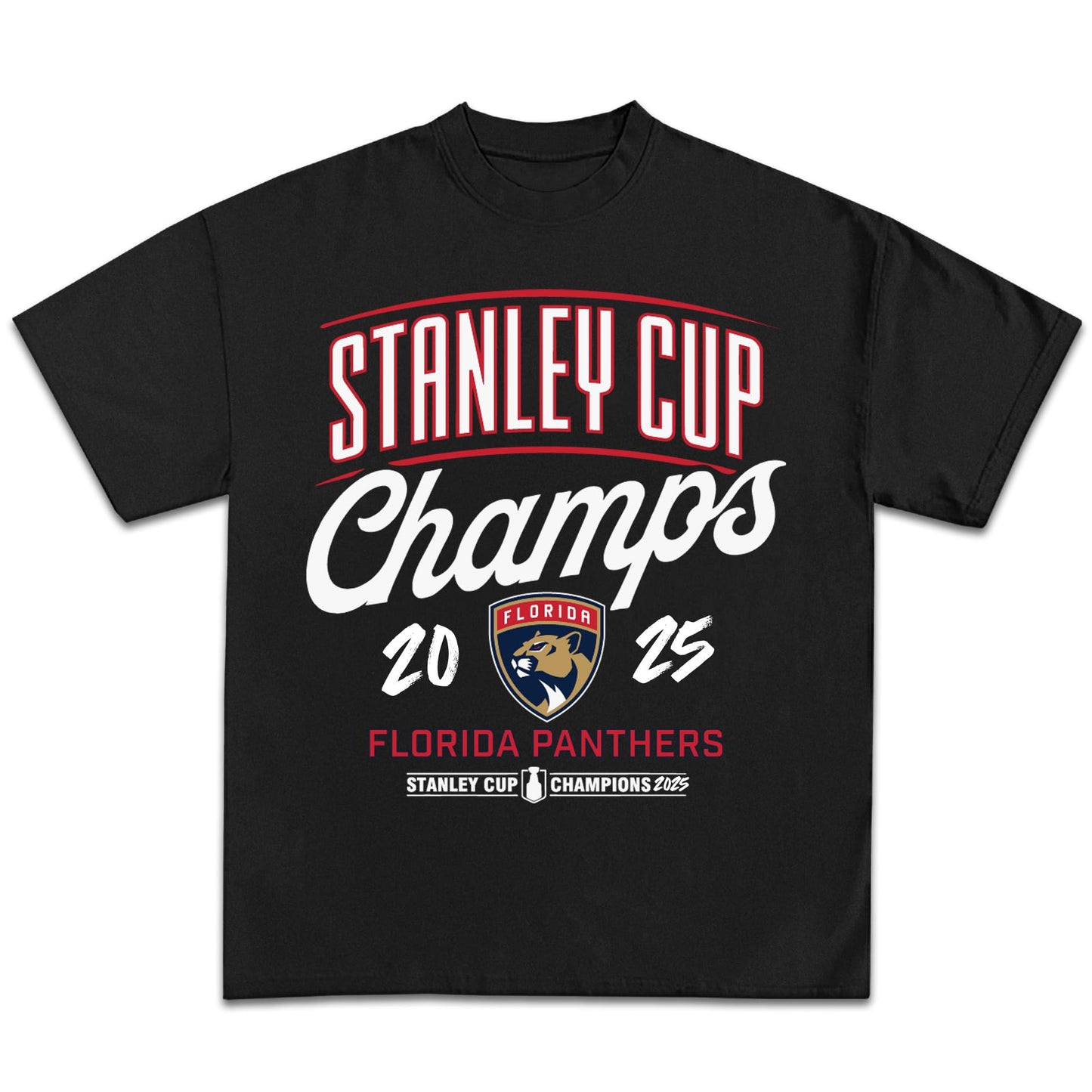 Florida Hockey 2025 Champions T-Shirt Collection | Premium Quality Heavyweight T-Shirt for Superfans