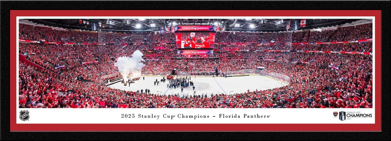 Florida Panthers, 2025 Back-to-Back Stanley Cup Champions - Unframed Print by Blakeway Panoramas