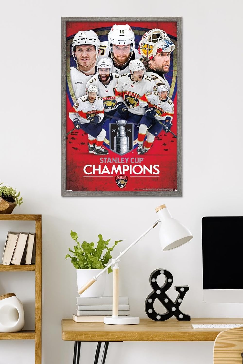 Trends International NHL Florida Panthers - 2025 Stanley Cup Champions Wall Poster, 34L x 22.4W, Premium Unframed Version
