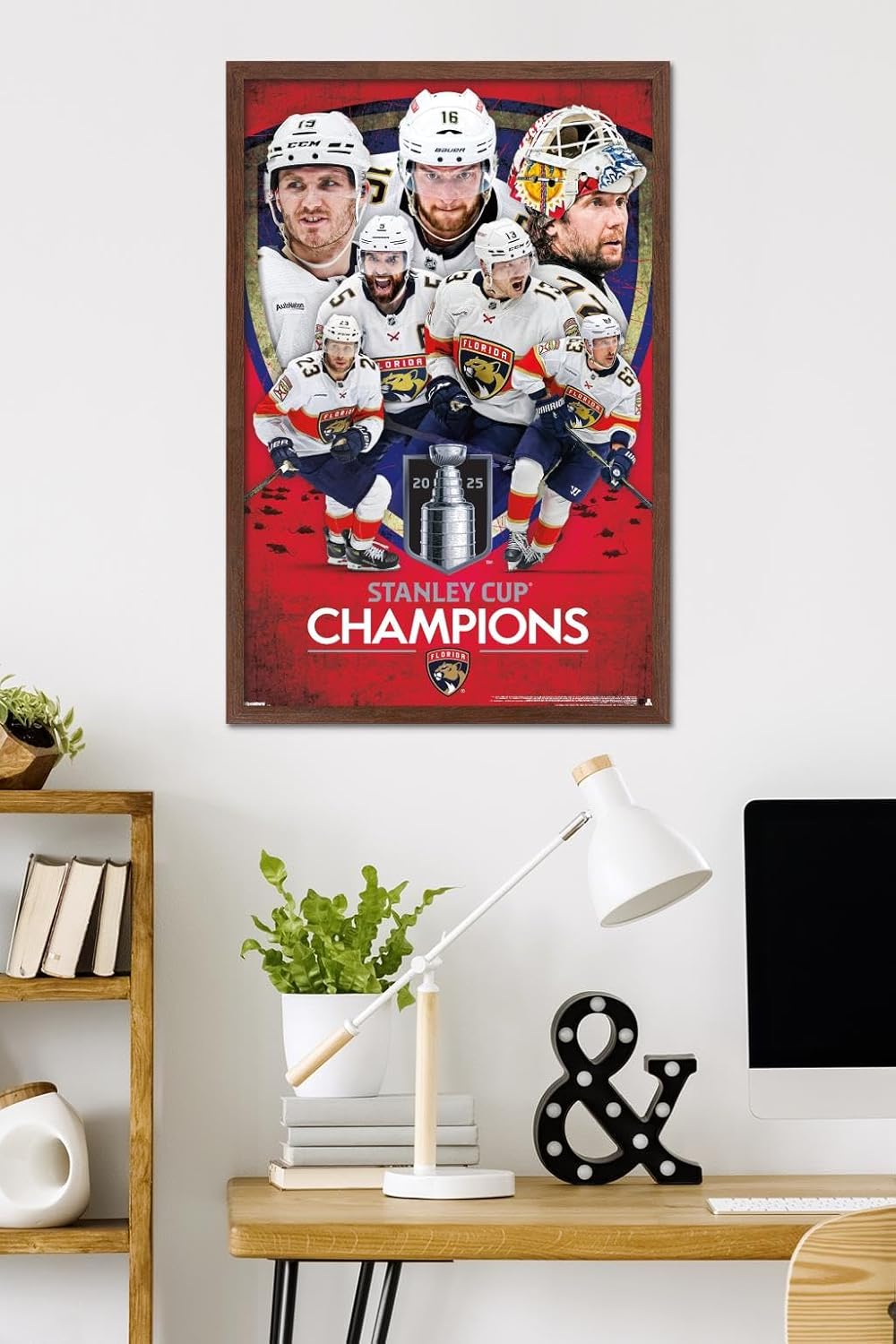 Trends International NHL Florida Panthers - 2025 Stanley Cup Champions Wall Poster, 34L x 22.4W, Premium Unframed Version
