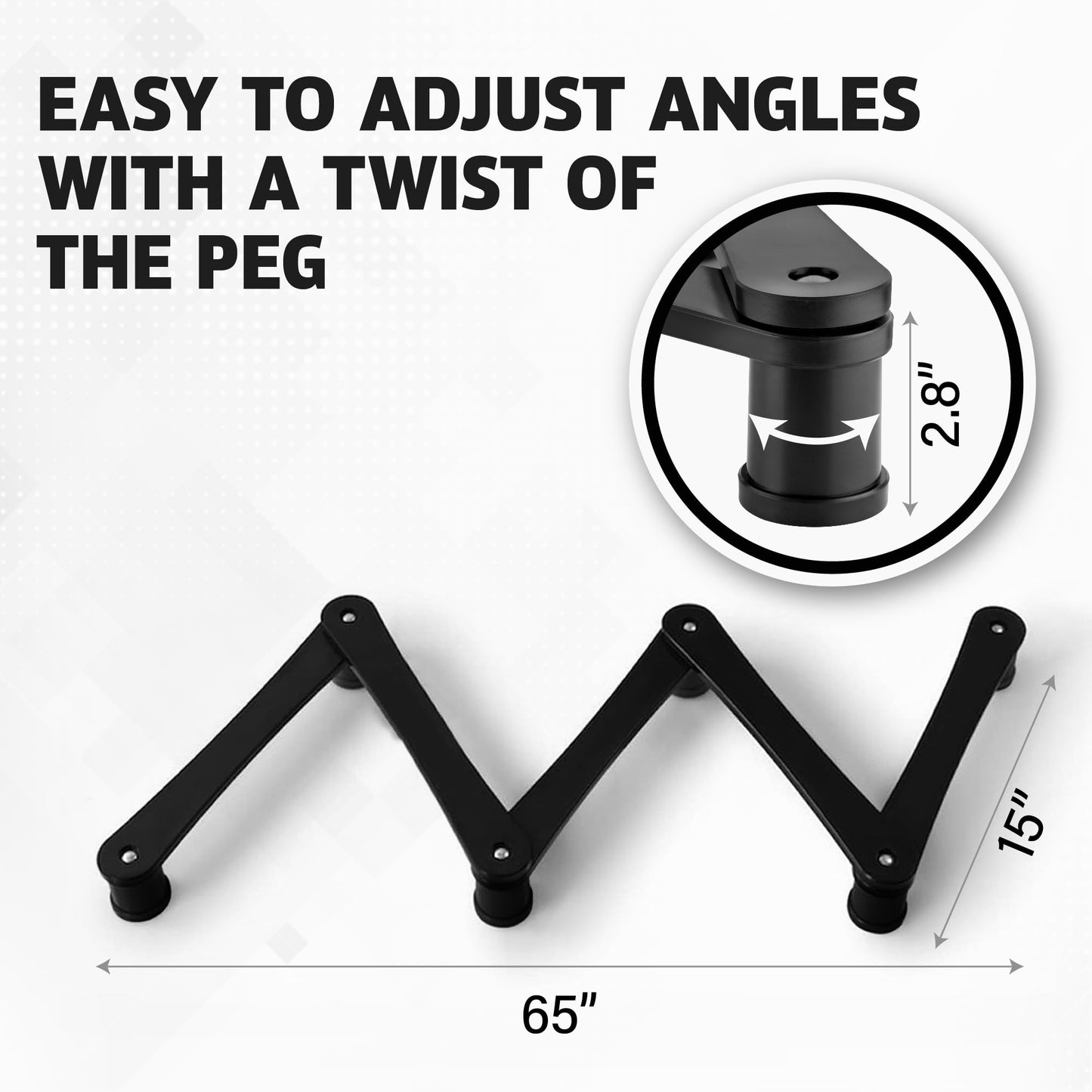 The Snake Trainer - Lightweight Stickhandling Training Tool - Hockey Training Equipment for Puck Control, Reaction Time and Coordination - Portable, Durable and Adjustable