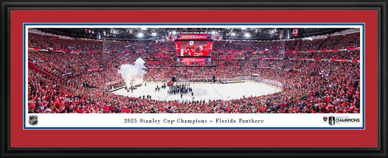 Florida Panthers, 2025 Back-to-Back Stanley Cup Champions - Unframed Print by Blakeway Panoramas