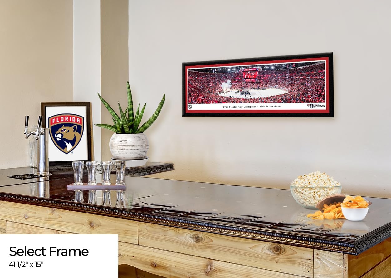 Florida Panthers, 2025 Back-to-Back Stanley Cup Champions - Unframed Print by Blakeway Panoramas