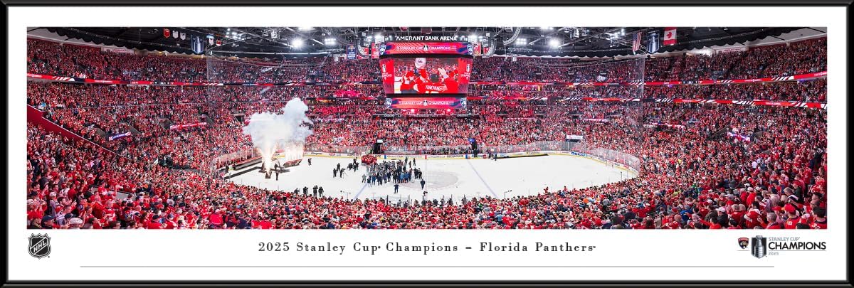 Florida Panthers, 2025 Back-to-Back Stanley Cup Champions - Unframed Print by Blakeway Panoramas
