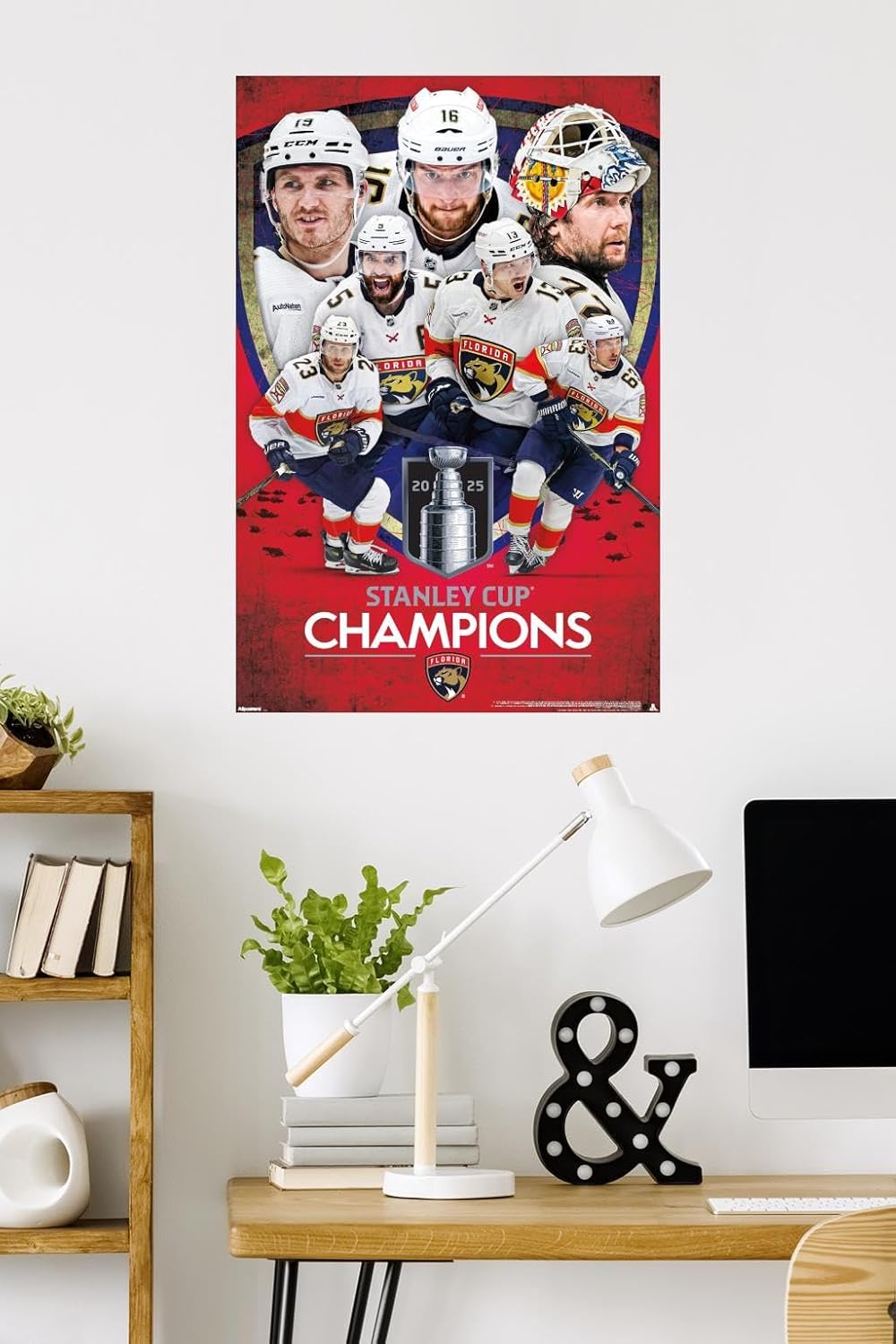 Trends International NHL Florida Panthers - 2025 Stanley Cup Champions Wall Poster, 34L x 22.4W, Premium Unframed Version