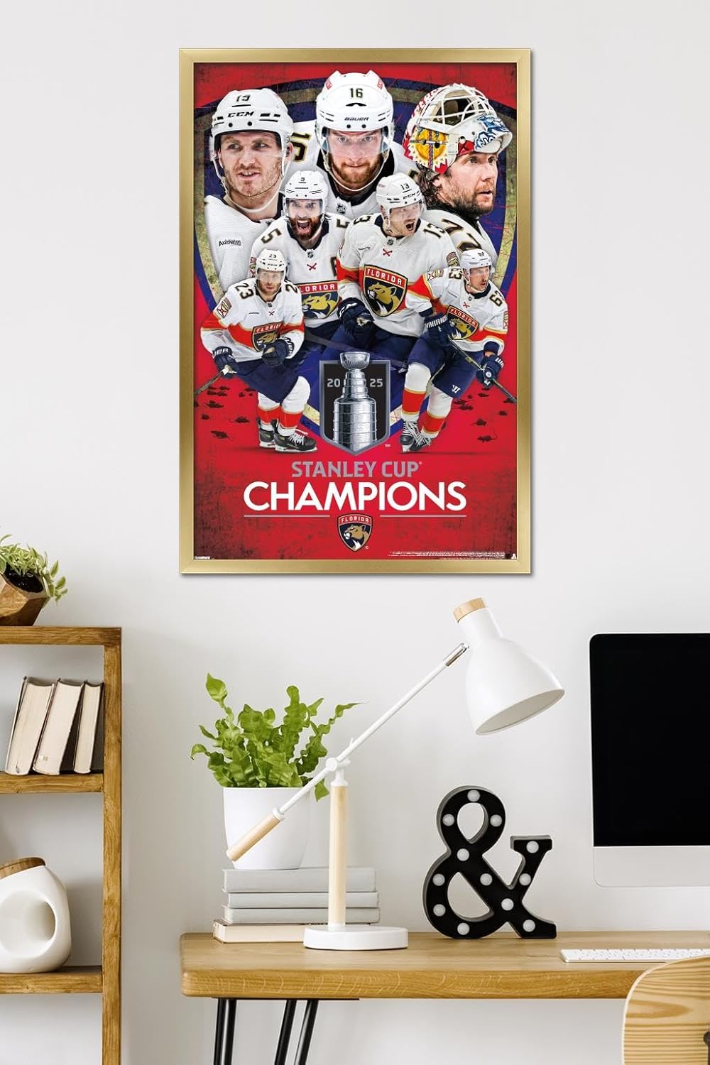 Trends International NHL Florida Panthers - 2025 Stanley Cup Champions Wall Poster, 34L x 22.4W, Premium Unframed Version