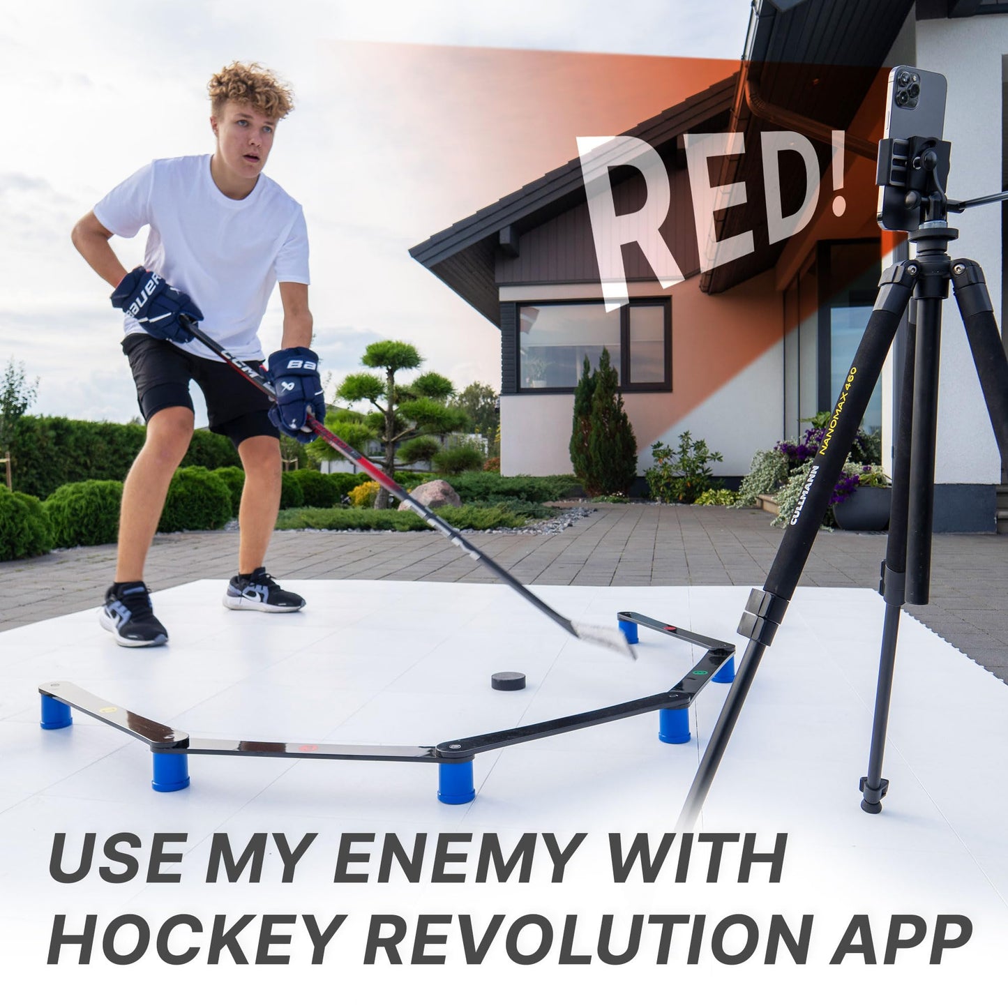 Hockey Revolution Lightweight Stickhandling Training Aid, Equipment for Puck Control, Reaction Time and Coordination