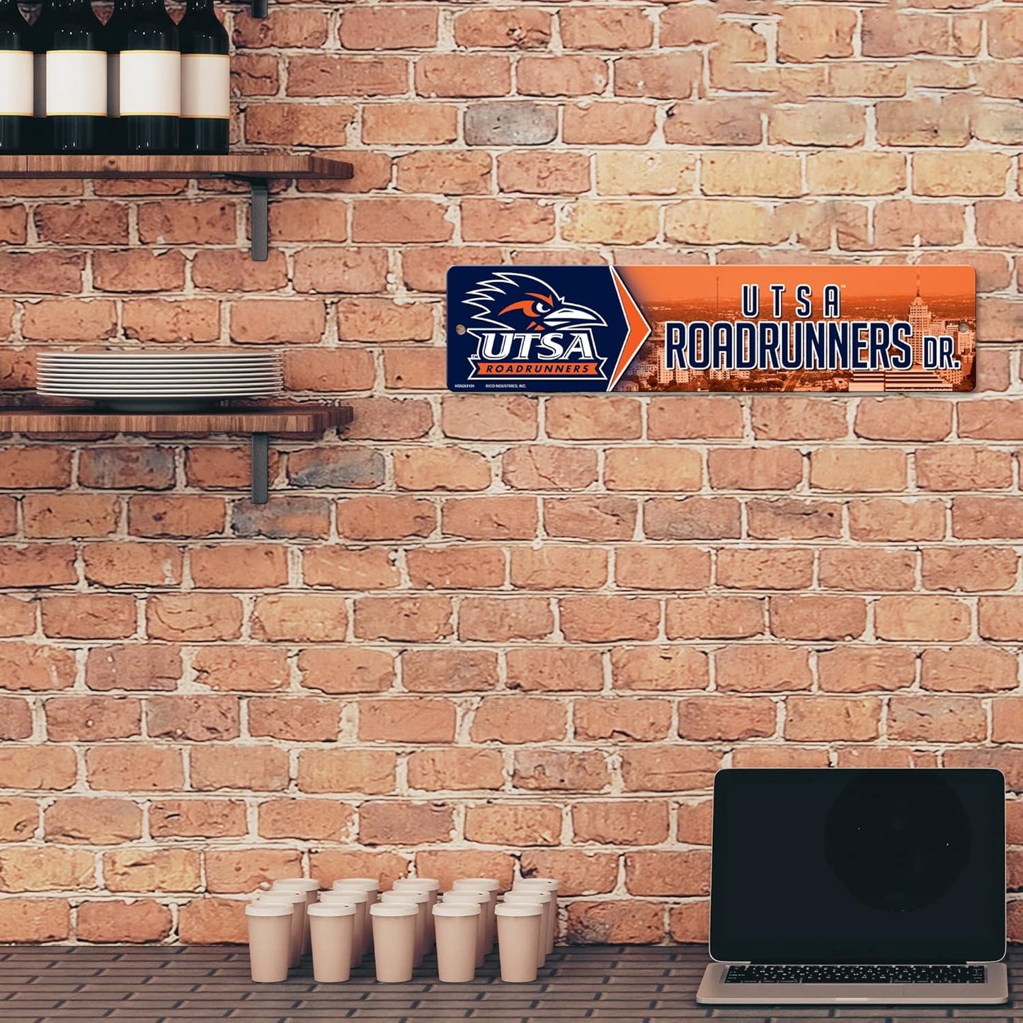 Rico Industries NHL Hockey Florida Panthers 2024 Stanley Cup Champions Plastic 4" x 16" Street Sign