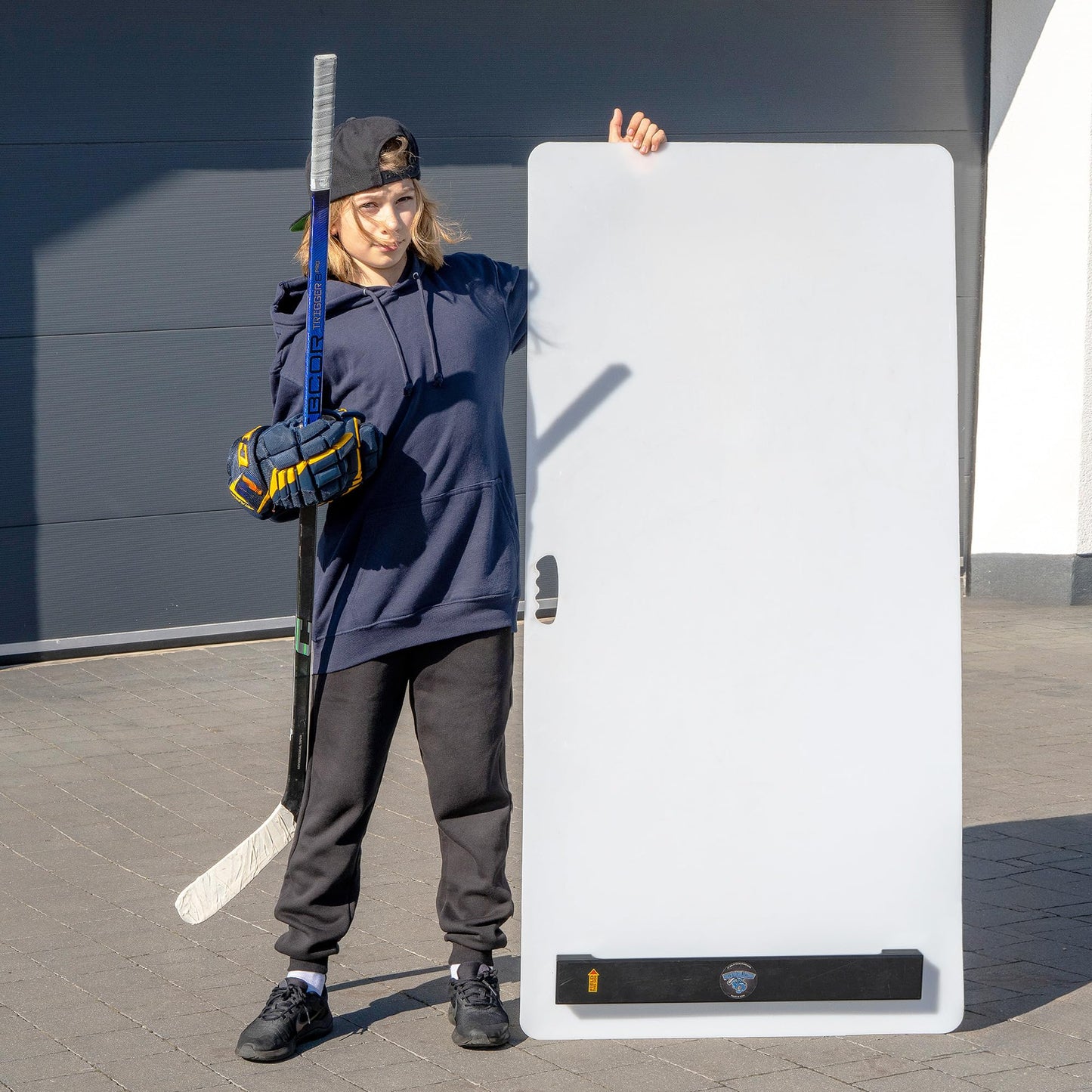 Hockey Revolution Shoot Pad - Hockey Sports Training Aid for Shooting, Passing and Stick handling - Hockey Skills Training Practice Surface 30"x 60" - Reel Ice Feeling Roll Board
