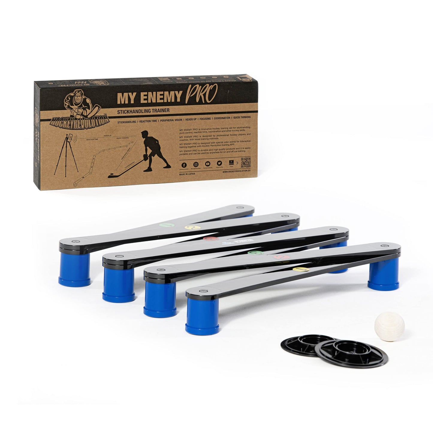Hockey Revolution Lightweight Stickhandling Training Aid, Equipment for Puck Control, Reaction Time and Coordination
