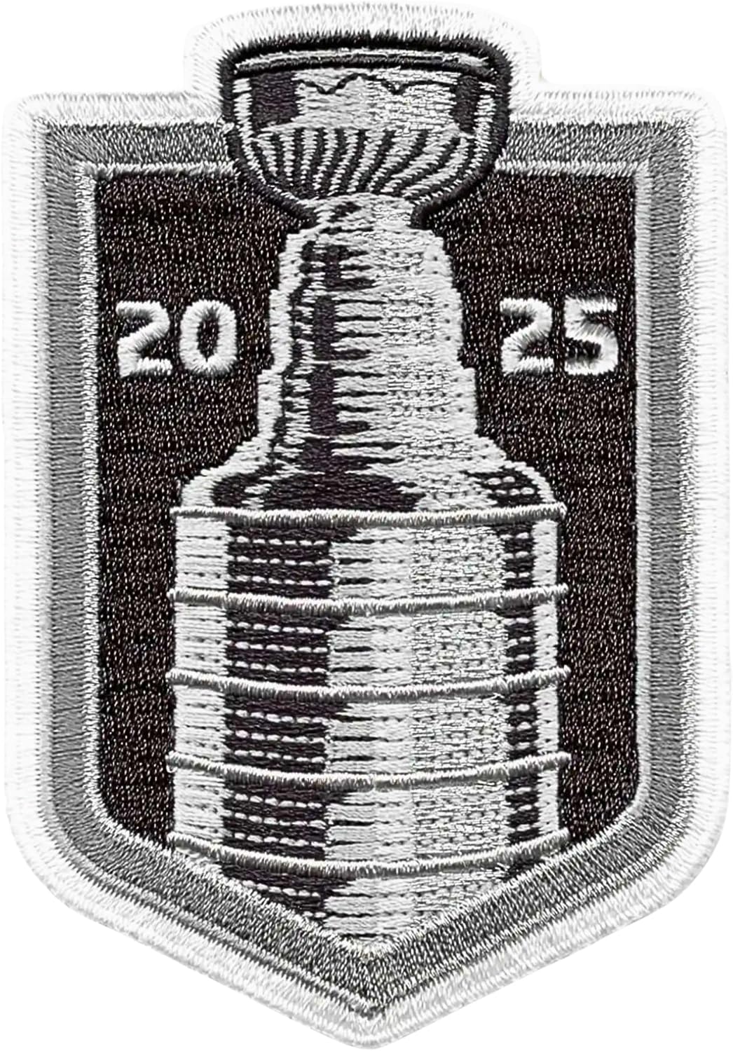 2025 Stanley Cup Final Official Embroidered Jersey Patch Florida Edmonton
