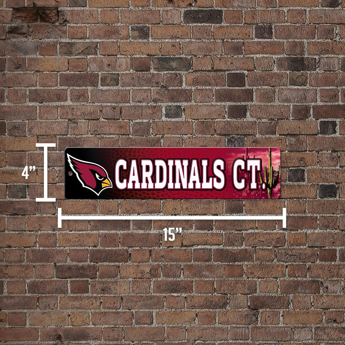 Rico Industries NHL Hockey Florida Panthers 2024 Stanley Cup Champions Plastic 4" x 16" Street Sign