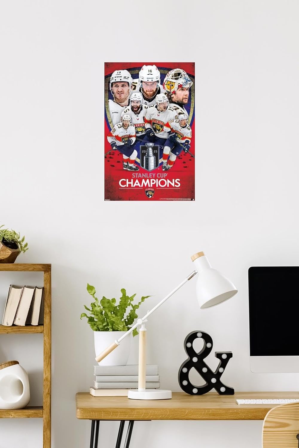 Trends International NHL Florida Panthers - 2025 Stanley Cup Champions Wall Poster, 34L x 22.4W, Premium Unframed Version
