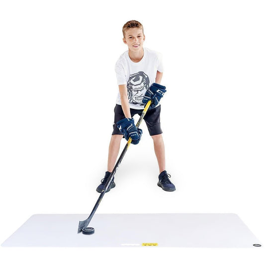 Hockey Revolution Shoot Pad - Hockey Sports Training Aid for Shooting, Passing and Stick handling - Hockey Skills Training Practice Surface 30"x 60" - Reel Ice Feeling Roll Board