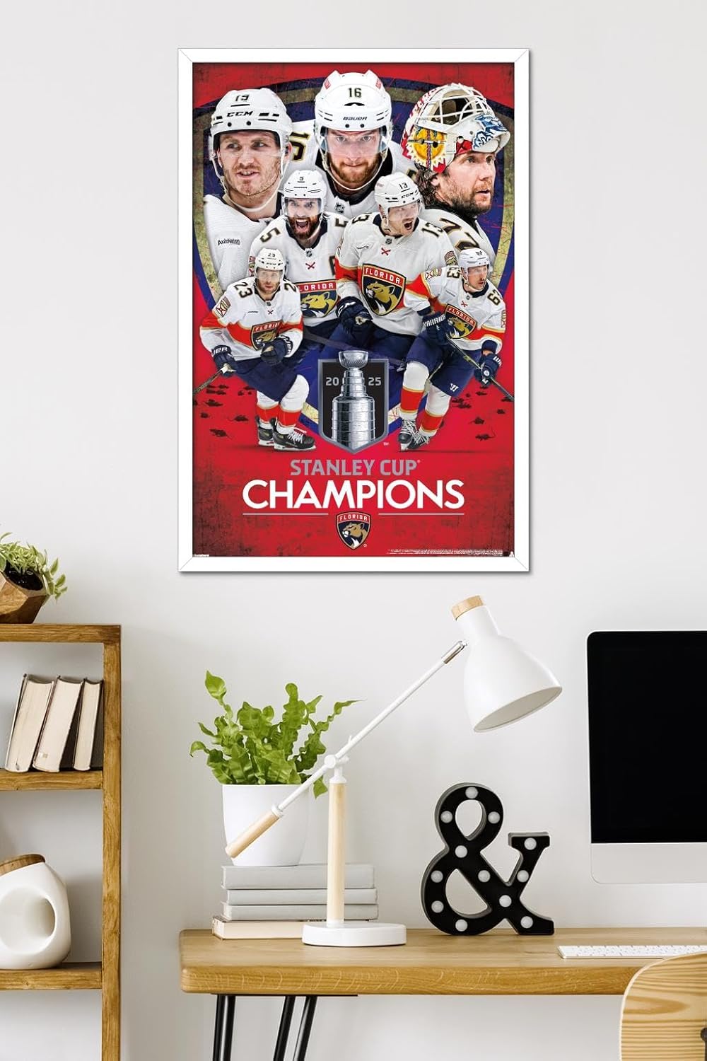 Trends International NHL Florida Panthers - 2025 Stanley Cup Champions Wall Poster, 34L x 22.4W, Premium Unframed Version