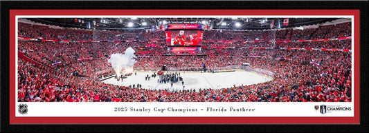 Florida Panthers, 2025 Back-to-Back Stanley Cup Champions - Unframed Print by Blakeway Panoramas