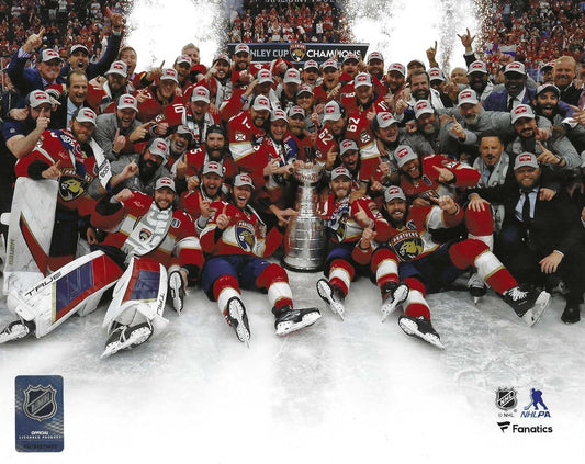 Florida Panthers Celebrate The 2024 Stanley Cup Victory 8x10 Photo Poster Poster - Valentines Day, Birthday, Fathers Day, Or Christmas Gifts For Men, Dad, And Husband